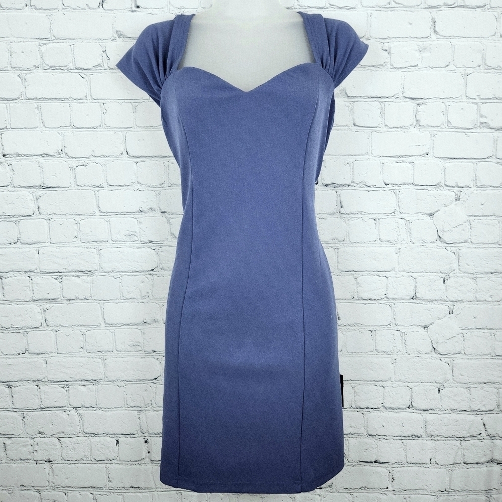 NWT Lulus Size XL Purple-blue Mini Dress